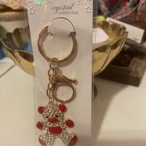 Red and Gold Teddy Bear Purse Charm/Keychain 3/$12 Mix and Match